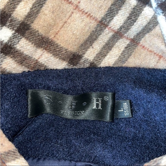 Women’s Navy Blue Peacoat - Picture 10 of 10